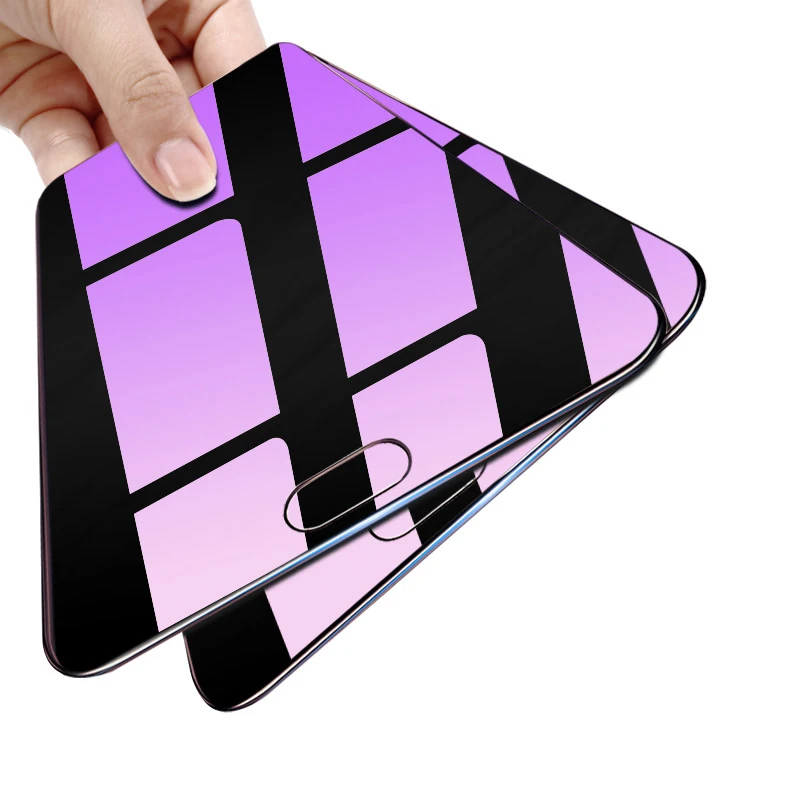 Защитная пленка из закаленного стекла с мягким краем полное покрытие экрана