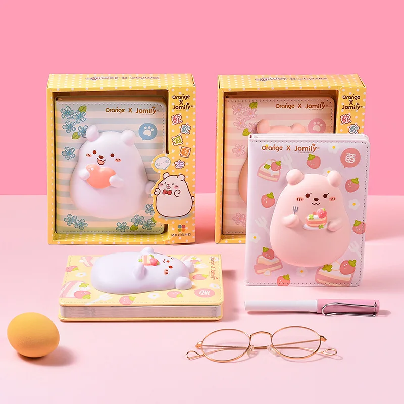 

Блокнот-ежедневник 3D Kawaii с цветными страницами, снятие стресса