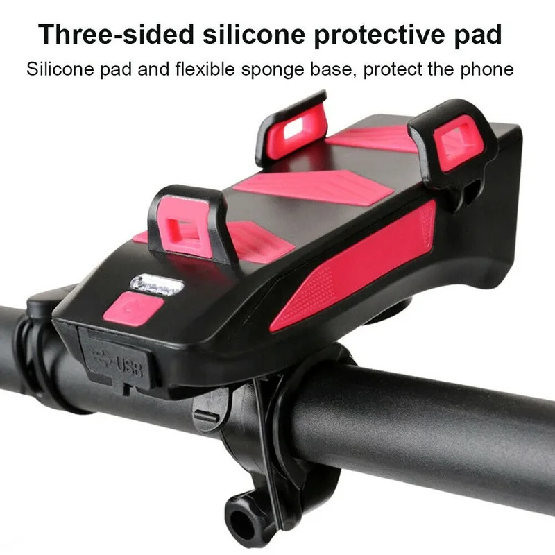 4 в 1 велосипедный светодиодный фонасветильник с зарядкой от USB | Мобильные