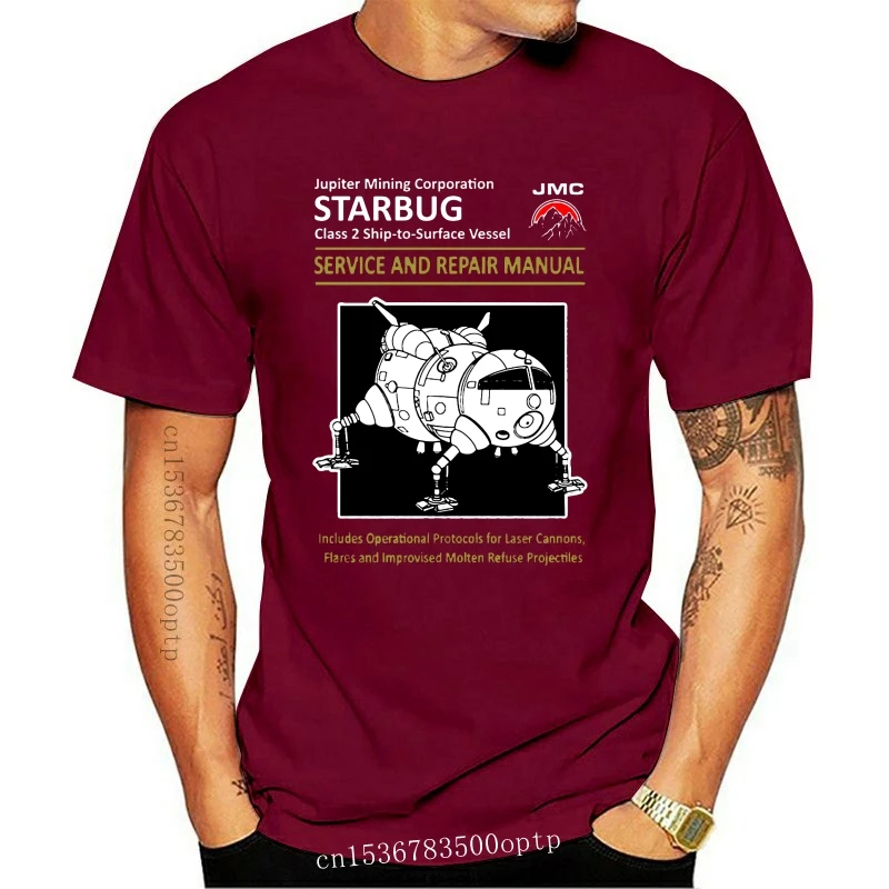 

New 2021 Starbug Jupiter Mining Corporation Jmc Red Dwarf Series Black T-Shirt Fashion 2021 Summer Short Sleeve T Shirt