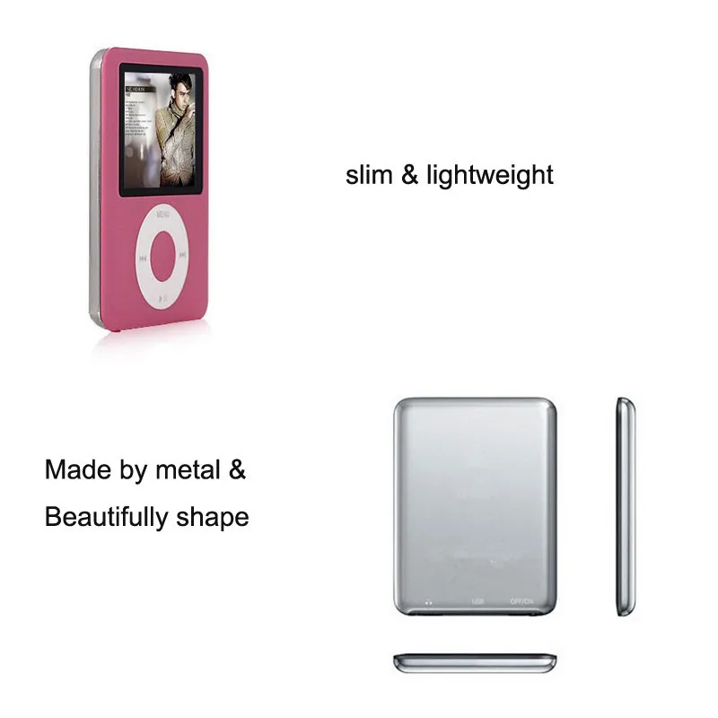 SMILYOU 1,8 дюймовый ЖК-экран MP3 MP4 музыкальный плеер Металлический корпус 4BG 8 ГБ 16 ГБ 32 ГБ MP4-плеер поддержка чтения электронных книг fm-радио