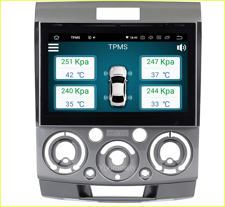 Головное устройство Android 8,1 Восьмиядерный автомобильный Dvd видео плеер для Mazda BT-50 BT50 BT 50 2006-2011 лет радио/Bluetooth/Gps RDS 2G ram
