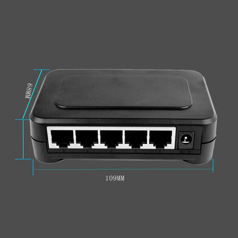Сетевые коммутаторы фабрики US EU plug ноутбук 5 Порты и разъёмы Gigabit Ethernet коммутатор