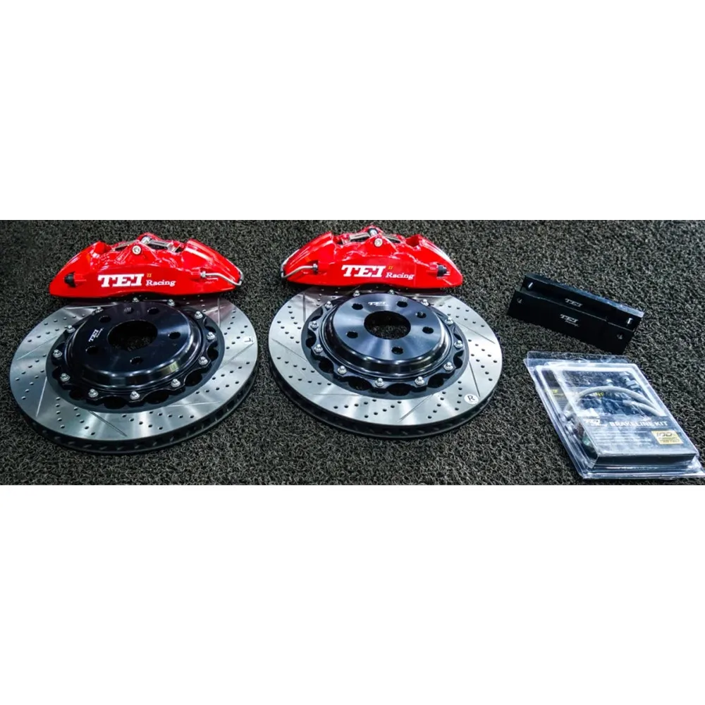 

Front Brake Kit 330x28MM Slotted Drilled Disc Rotor 18Inch Big Brake 4 Piston For AUDI A3 A4 A5 A6 A7 A8 2010-2019