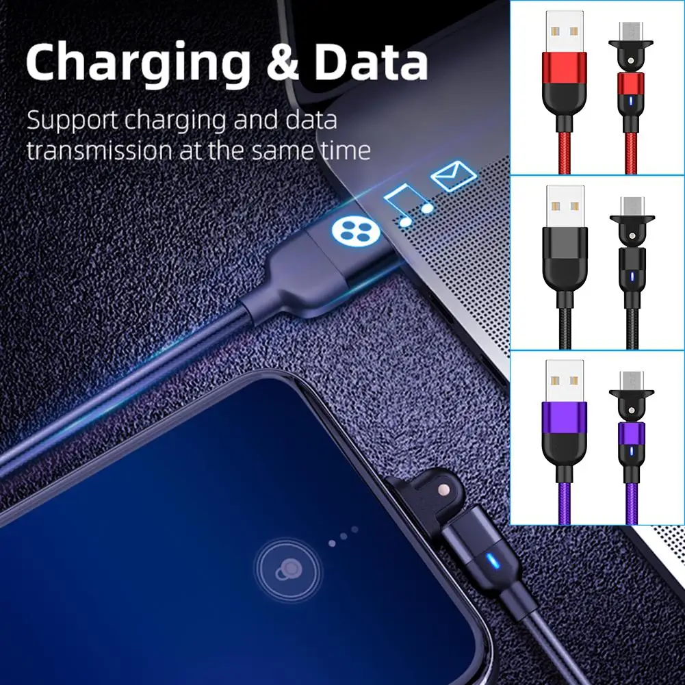 Кабель для быстрой зарядки в нейлоновой оплетке 3 А|Кабели передачи данных| |