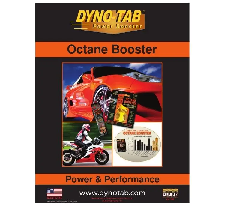 

Dyno tab fuel octane booster for Gasoline Petrol Carbon Cleaner dynotab fuel treatment economy Saver (2 Blister Cards)