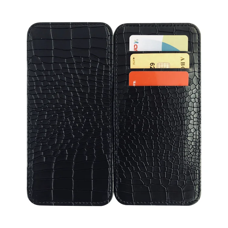 Женский Длинный кошелек из ПУ кожи аллигатора с откидной крышкой ультратонкий