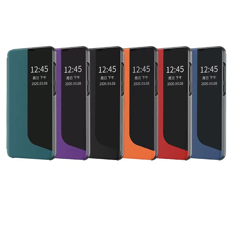 Новый Умный большой кожаный чехол для Huawei P40 Lite E P30 Pro P20 подставка Mate 20 Fundas|Бамперы|