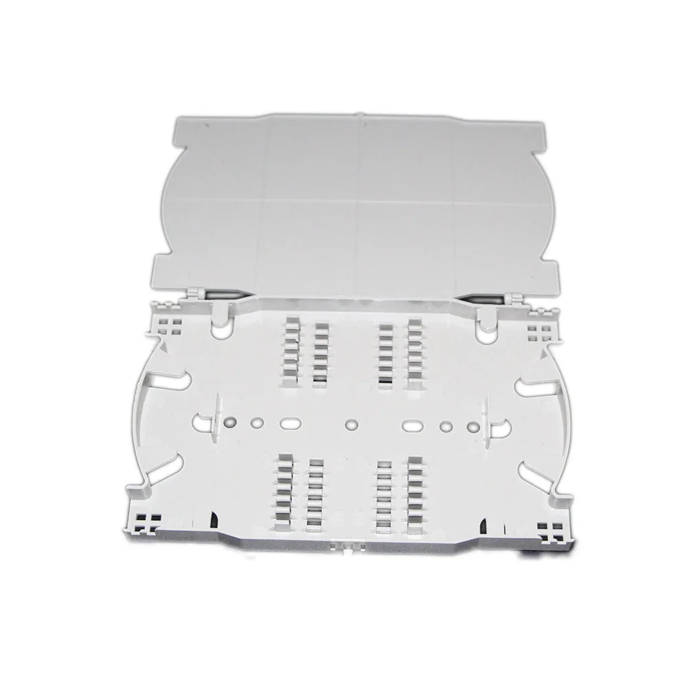 10 шт. 24 шнура волоконно оптического сращивания лоток FTTH Fusion с крышкой