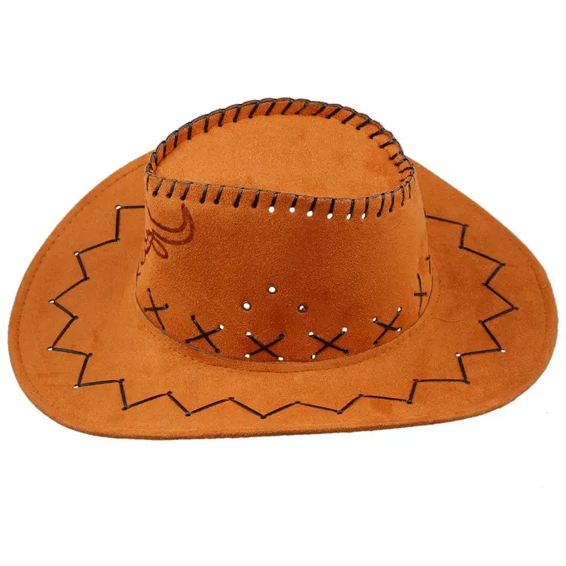 Мужская Фланелевая ковбойская шляпа с намоткой головы коровы из искусственной