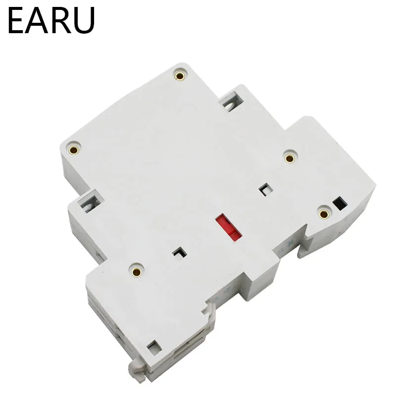 Американская классификация проводов 2р 16A 20A 25A 1NO 1NC 2NO 2NC AC 220V 230V 50/60HZ Din рейка