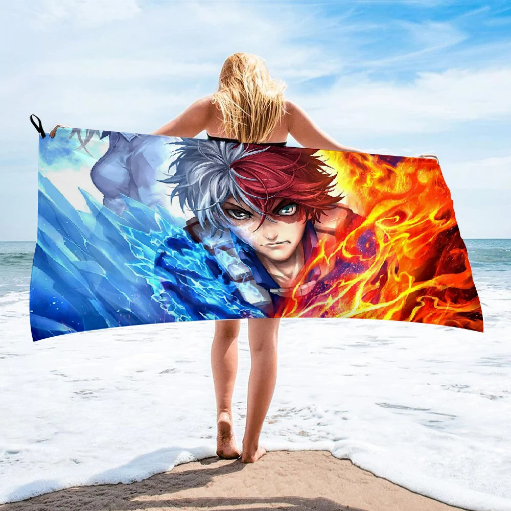 Шото Тодороки банное полотенце пляжное женская шелковая длинная юбка с принтом