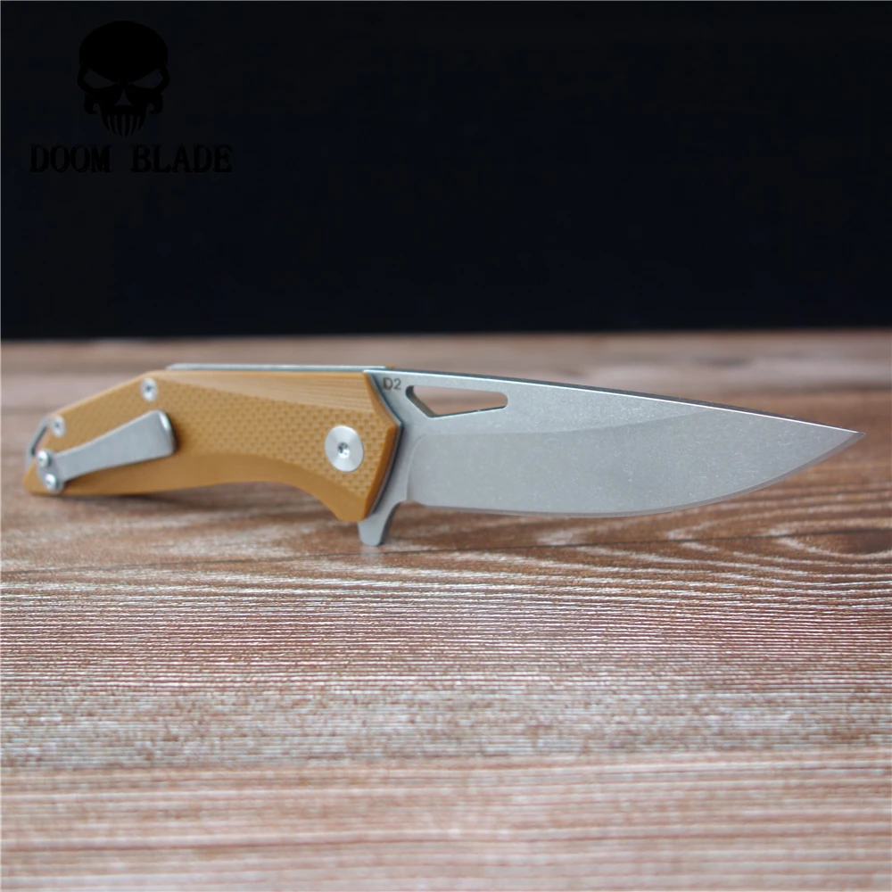 Нож d2 высокой твердости острый карманный нож для выживания инструмент резки на