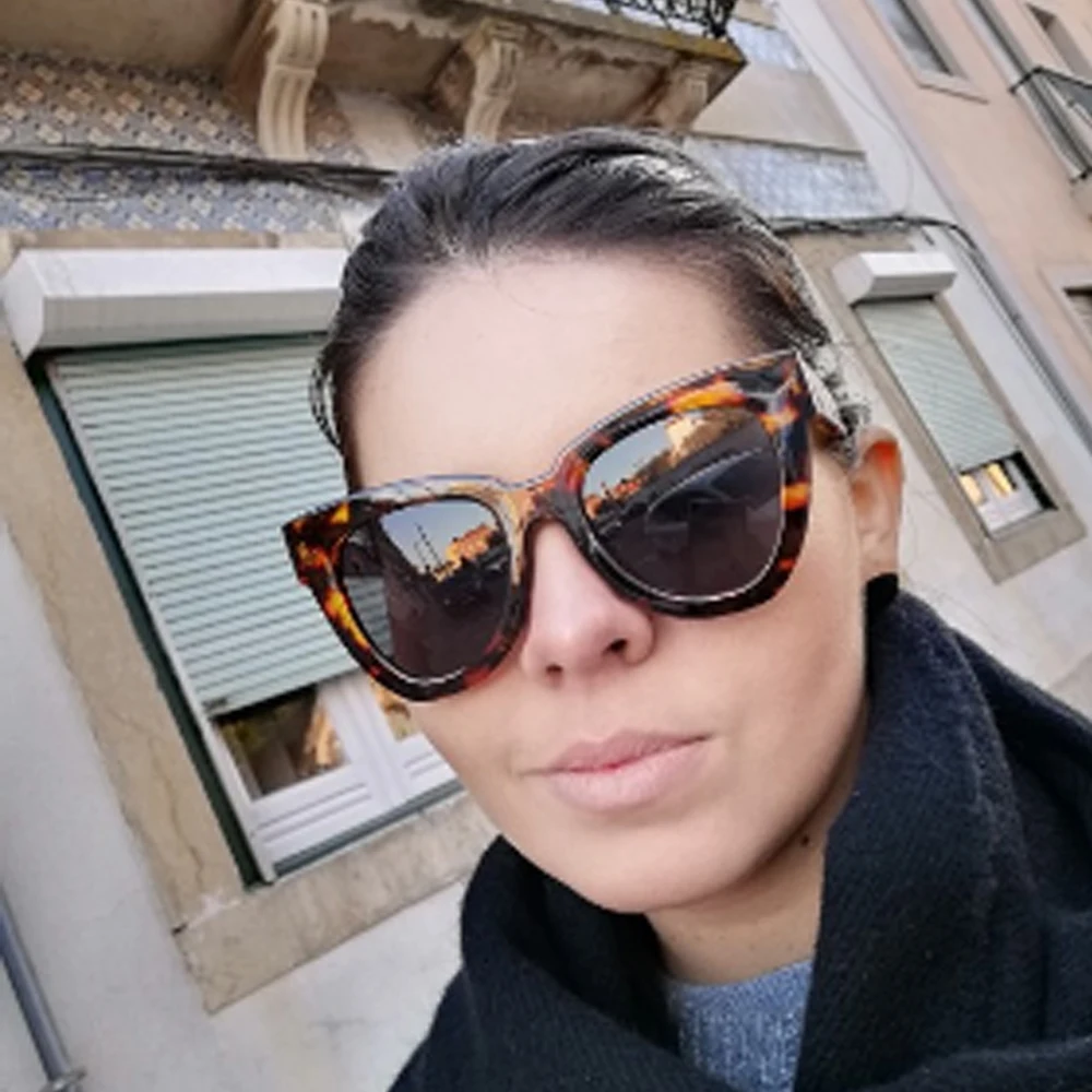 LongKeeper сексуальные женские солнцезащитные очки кошачий глаз Женские винтажные