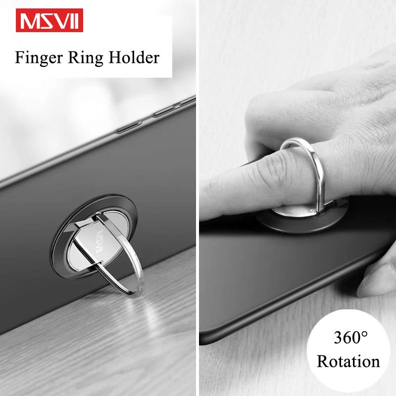 OnePlus 5T чехол MSVII палец кольцо Ультратонкий из матового силикона для One Plus 5