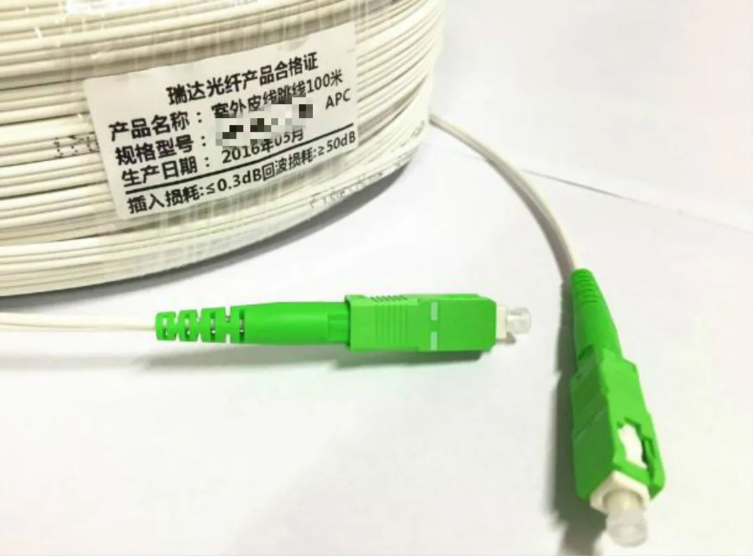 SC к одножильный кабель FTTH оптоволоконный внутренний/наружный с