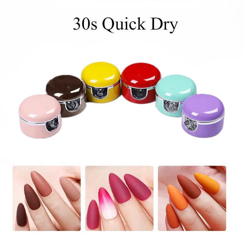 

Mini 3W 6Colors USB Charge Nail Art Tool UV LED Curing Lamp Nails Dryer