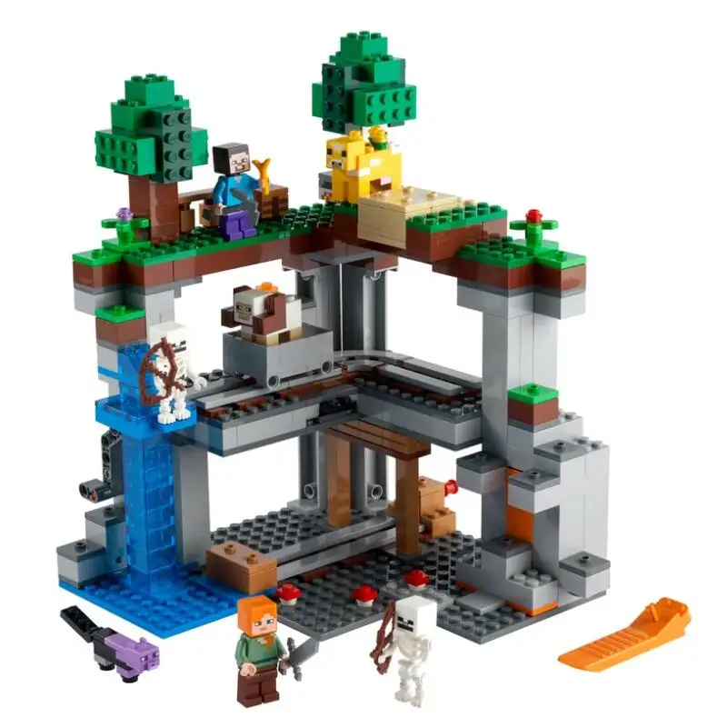 Bloques de construcci&oacute;n para ni&ntilde;os, juguete de ladrillos para armar casa del &aacute;rbol, pueblo, ciudad, cascada, Warhorse, ideal para regalo, c&oacute;digo 2021, Compatible con 21174, 21169 y 21172-1