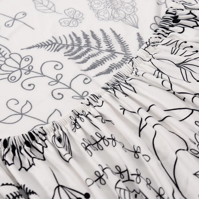 Эластичный чехол для раскладного дивана без подлокотников с принтом, современная растяжимая защита дешево для дома и отеля.