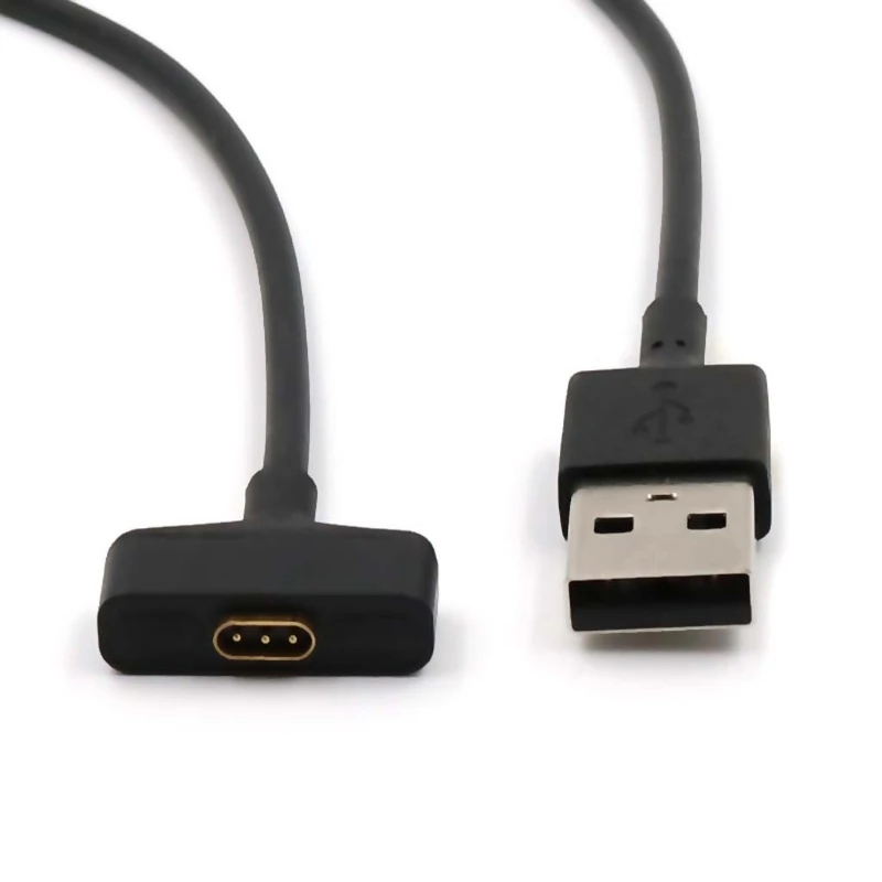 

Black Magnetic USB Charging Cable Cord Charger for Fitbit Ionic Smart Watch 95cm