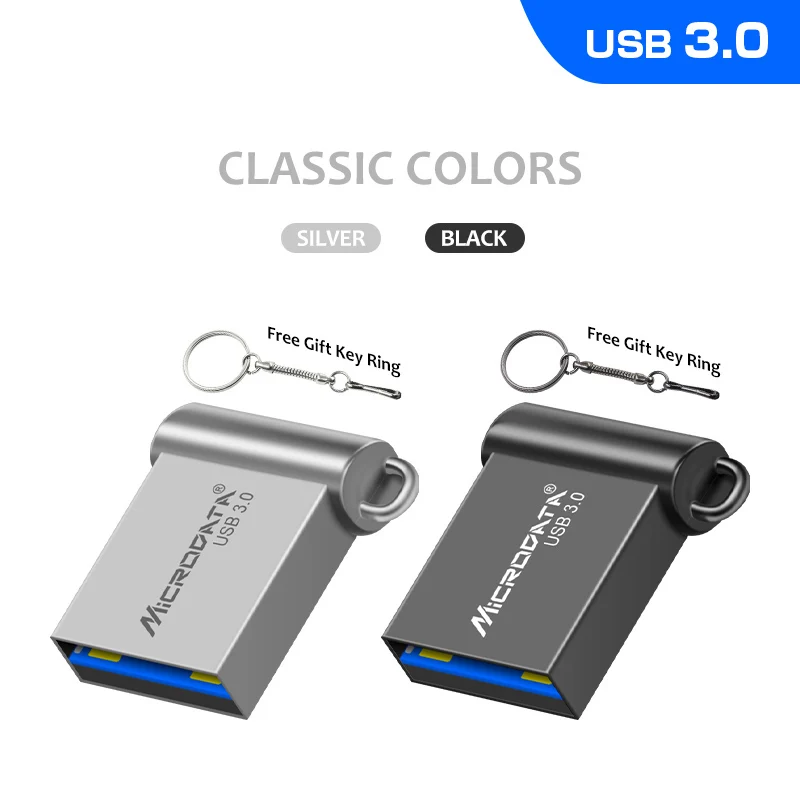 Мини USB 3 0 флеш накопитель 16 ГБ 32 металлическая Флешка 64 Гб 128 Водонепроницаемая