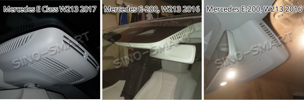 SINOSMART 96658 Wifi DVR камера для Mercedes Benz E Class W212 W213 W204 и т. д. управление с помощью приложения SONY IMX323