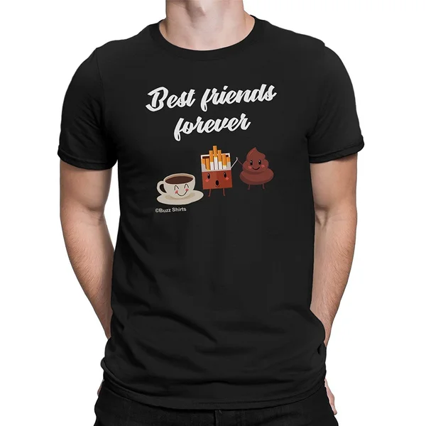 

Mens Funny T-Shirt Top 'Best Friends Forever' Christmas Birthday Gift
