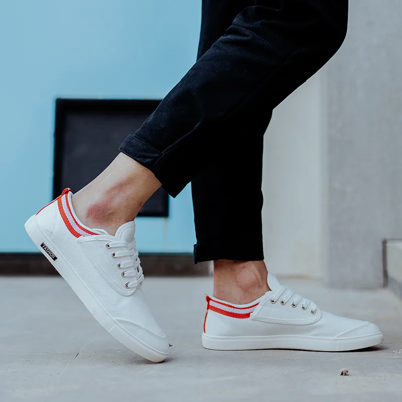 Tenis Masculino 2021 Fashion Sneakers Men Tennis Shoes Canvas Mens Trainers Lightweight Walking Men Black Footwear Male Sneaker