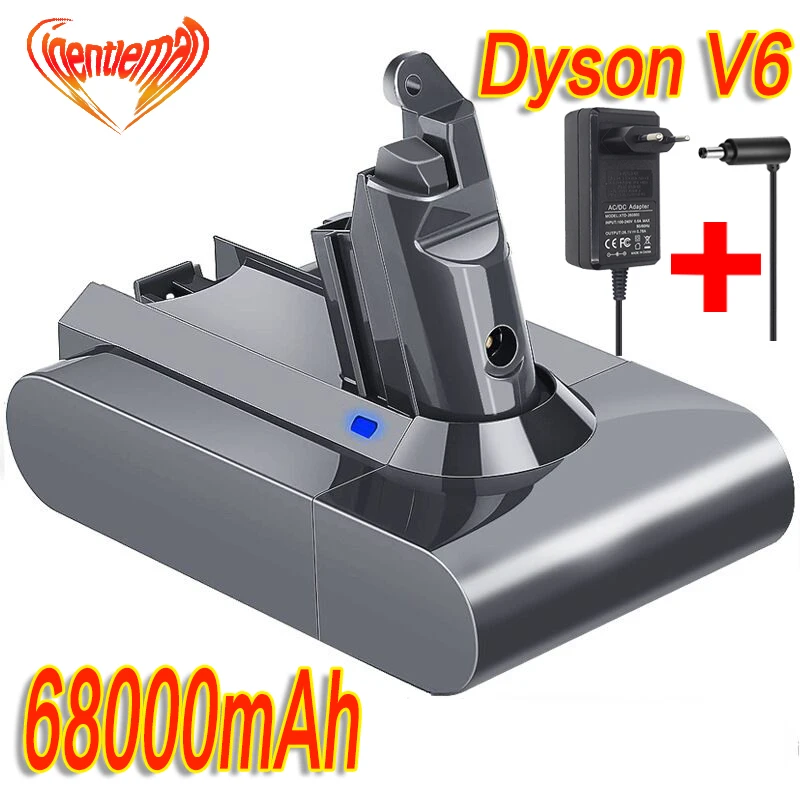 Dyson V6 батарея 68000mAh 21 6 V литий-ионная для dyson dc62 DC58 DC59 DC61 DC74 SV09 пылесос + зарядное