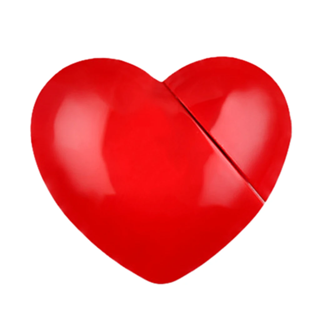 

Heart Shape Women Crystal Lip Gloss Liquid Lipstick Non-sticky Lip Tint Gift