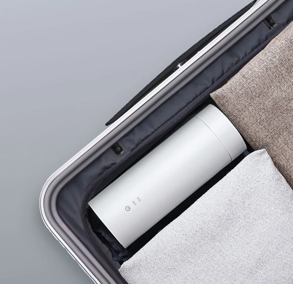 Xiaomi Viomi, электрическая чашка, портативная, 400 мл, бутылка, 304 нержавеющая сталь, чашка для чая, кофе, молока, порошка, дорожный чайник, Термокружка