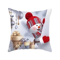 pillow case versatile christmas santa claus pattern household merchandises pillow cover 45cm x 45cm