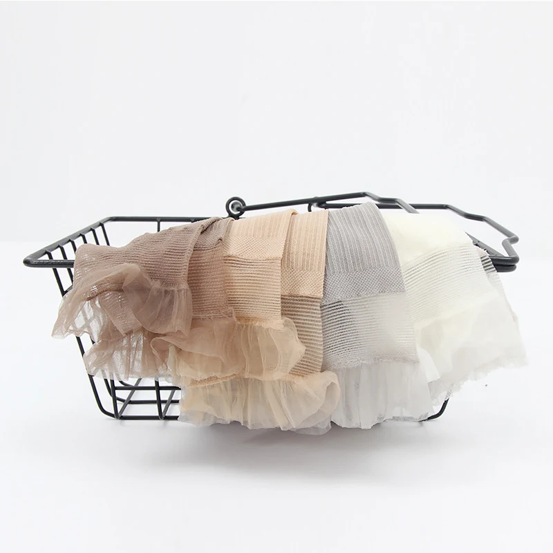 Женские носки модные прозрачные сетчатые стекло шелковые для девочек