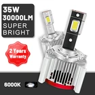 Автомобильная фара Carlitek D1S D2S D3S D4S D5S D8S, светодиодная фара s 30000LM, высокая яркость D1R D2R D3R D4R 6000K CSP, декодер Can-шины, 2 шт.