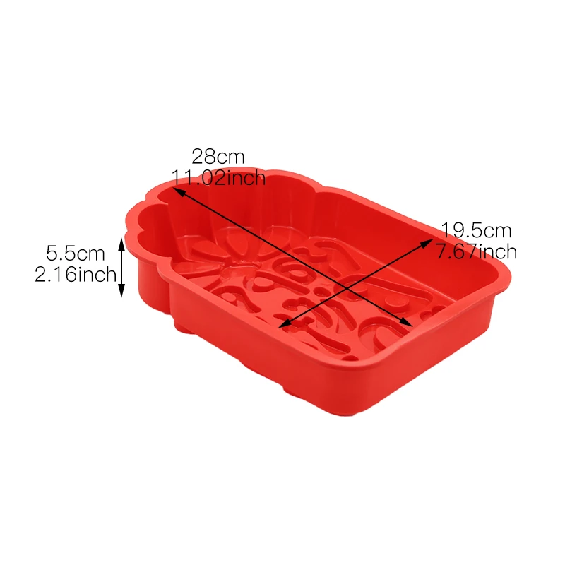 Антипригарная сковорода для выпечки с цветами на день рождения силиконовая