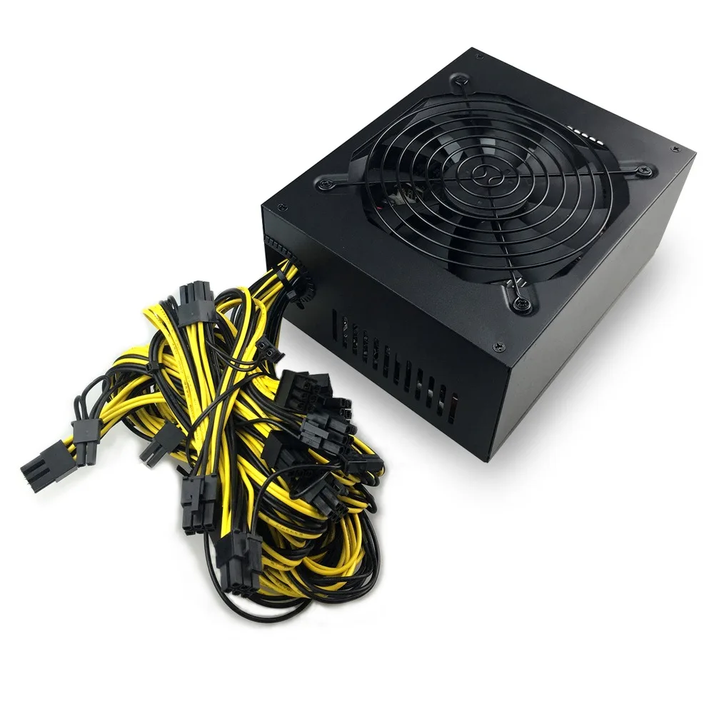 T. F. SKYWINDINTL 1600W Mining PSU PC источник питания APW3 Mining источник питания Antminer Miner S9 S7 L3+ D3 QJY99 BTC LTC DASH Ant ATX