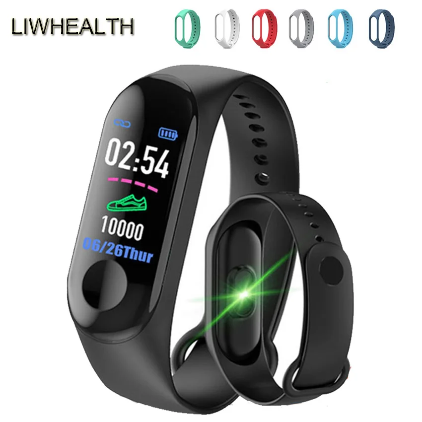 Недорогой смарт браслет для фитнеса IOS/Xiaomi/Honor PK Mi Band 3/4 Fit Bit 5 не Xiomi