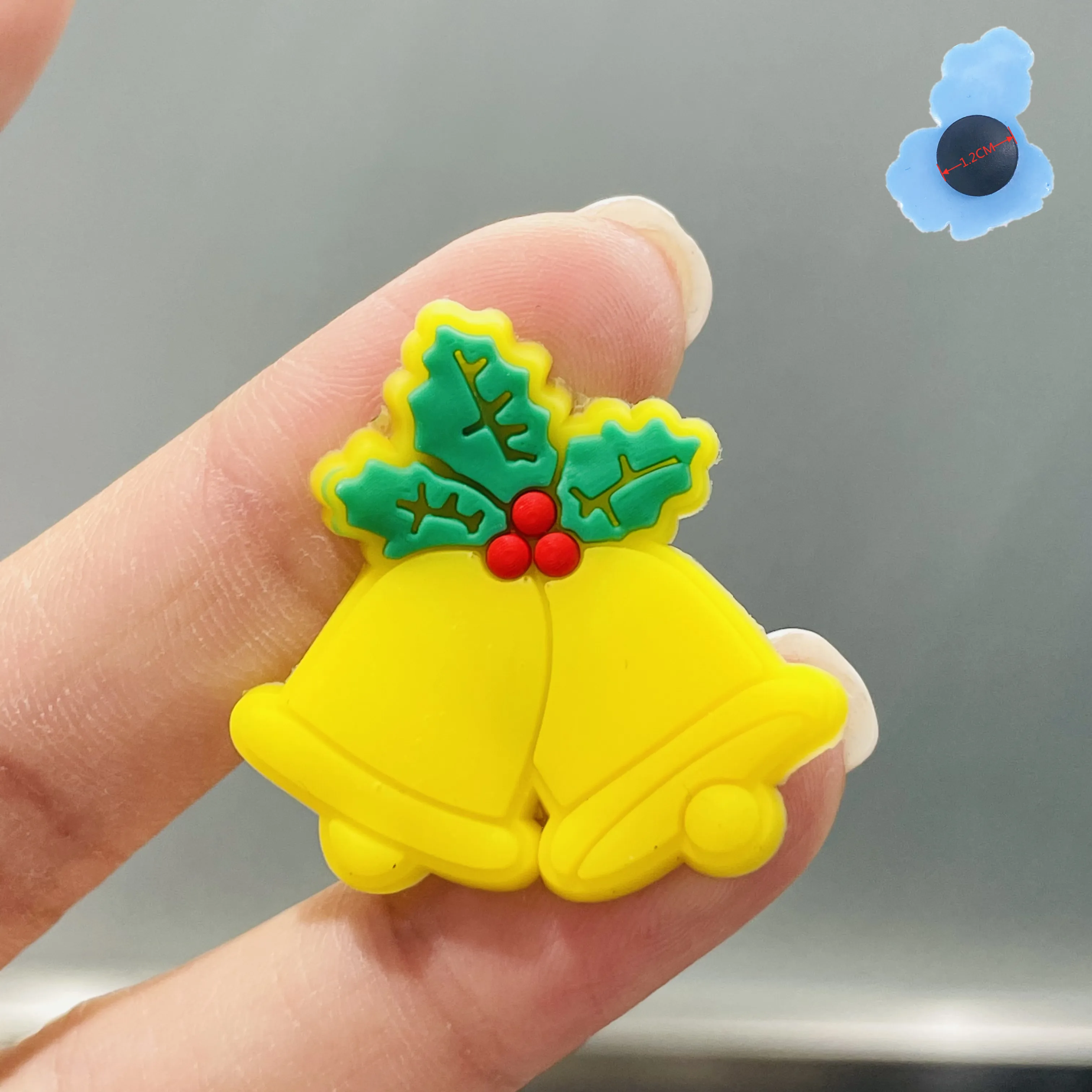 1Pcs Merry Christmas Tree Bee Animals Flower Fruit shoe Charms Shoes Accessories Decoration Fit Croc Jibz Party Kids Girls Gifts | Обувь