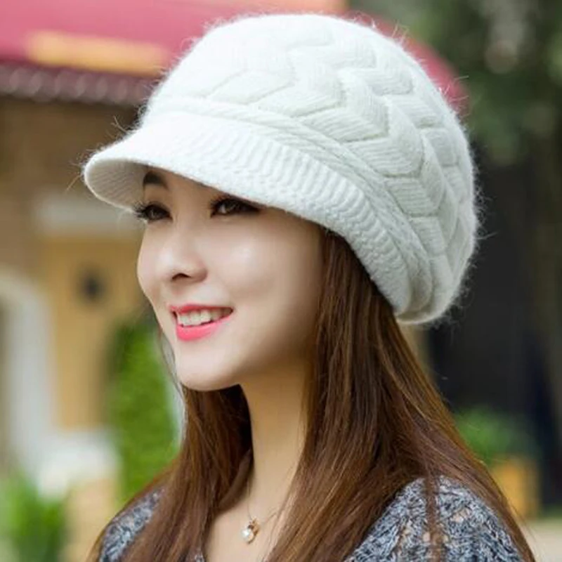 

Knitted Hat Women Winter Hats For Women Ladies Beanie Girls Skullies Caps Bonnet Femme SnapBack Warm Wool Hat Sombrero Mujer