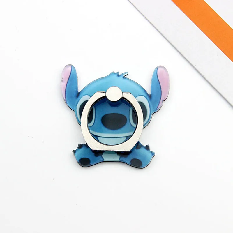 cartoon cute mobile phone case accessories 360 degree rotatable bracket animation peripheral ring bracket free global shipping