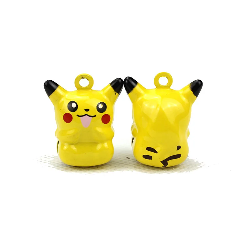 50x мультфильм желтый кот Jingle подвеска колокольчик сумка брелок школьный рюкзак