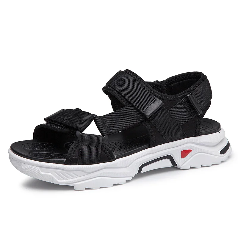 Мужская обувь летние сандалии пляжная шлепанцы с толстой подошвой модная