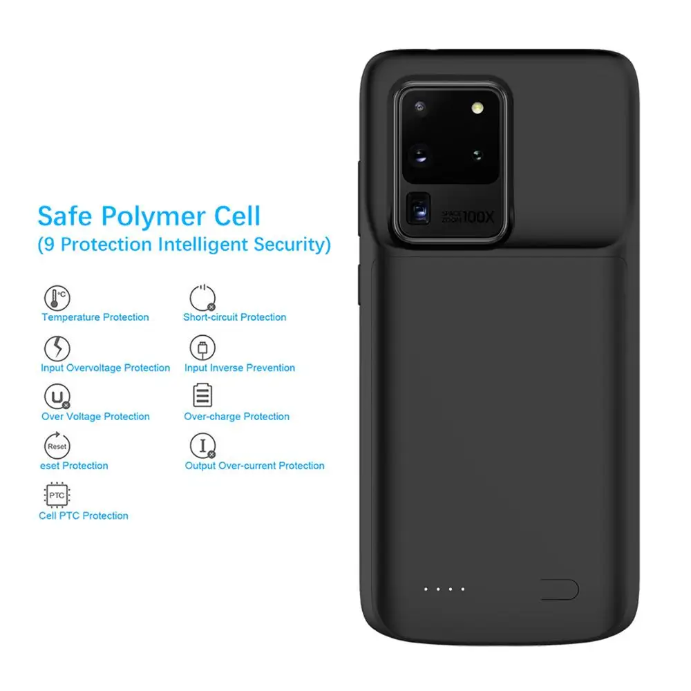 Leiouna чехол для телефона Samsung 6000 мАч S20 plus S20Ultra 4800 внешний аккумулятор новый |