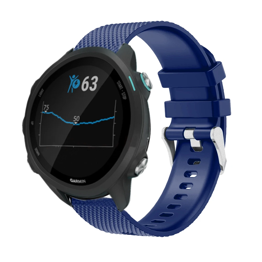 20 мм силиконовый ремешок для часов Garmin Forerunner 645 245 245M Vivoactive 3 Смарт-часы ремешок спортивный сменный Браслет