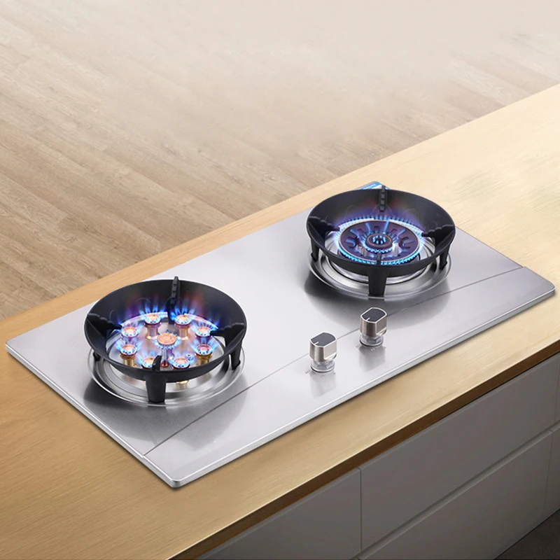 Газовая плита с электронным импульсным зажиганием встроенная горелка для