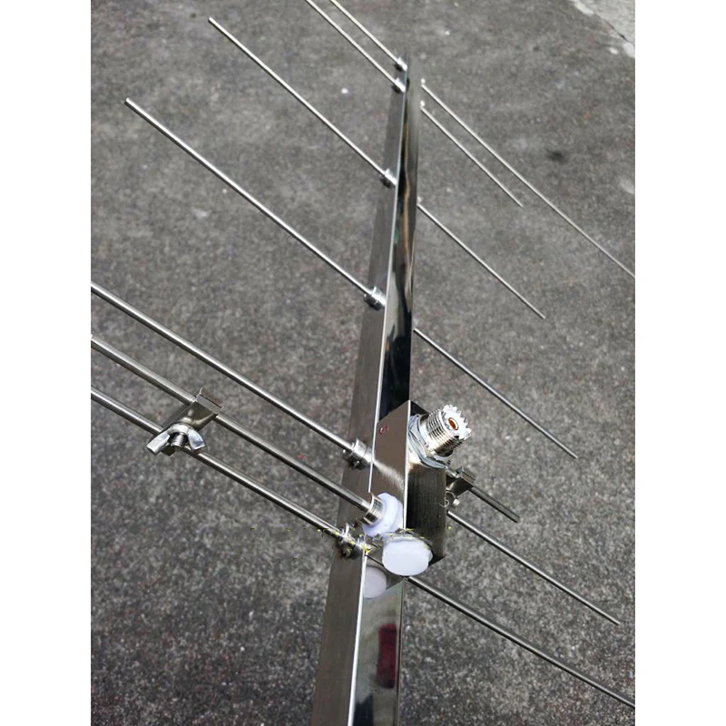 Антенна двухсегментная УФ Yagi 144 146 МГц UHF430 440 50 Вт ом H140|Теле- и радиовещательное