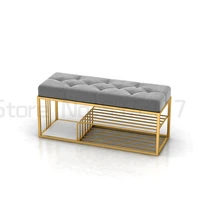 nordic light luxury shoes stool simple modern household door shoes stool long shoe cabinet integrated stool bed tail stool