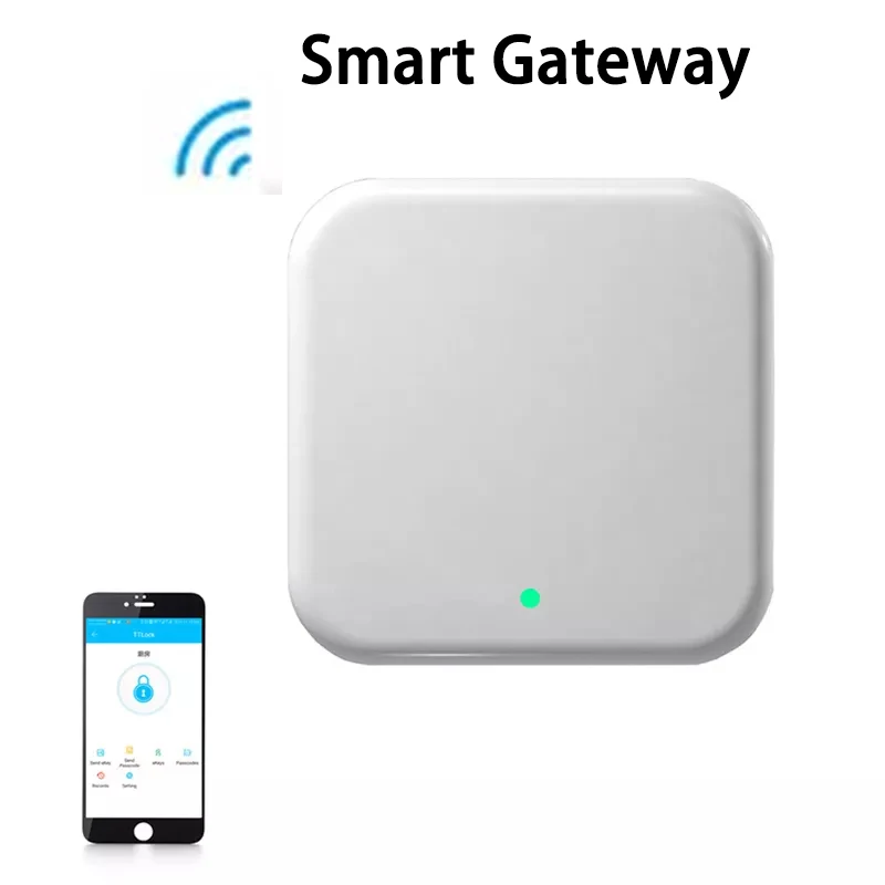 

TTlock smart door lock Gateway Bluetooth-compatible Fingerprint Electric Lock Passwordsmart Door Lock G2 App Control Waterproof