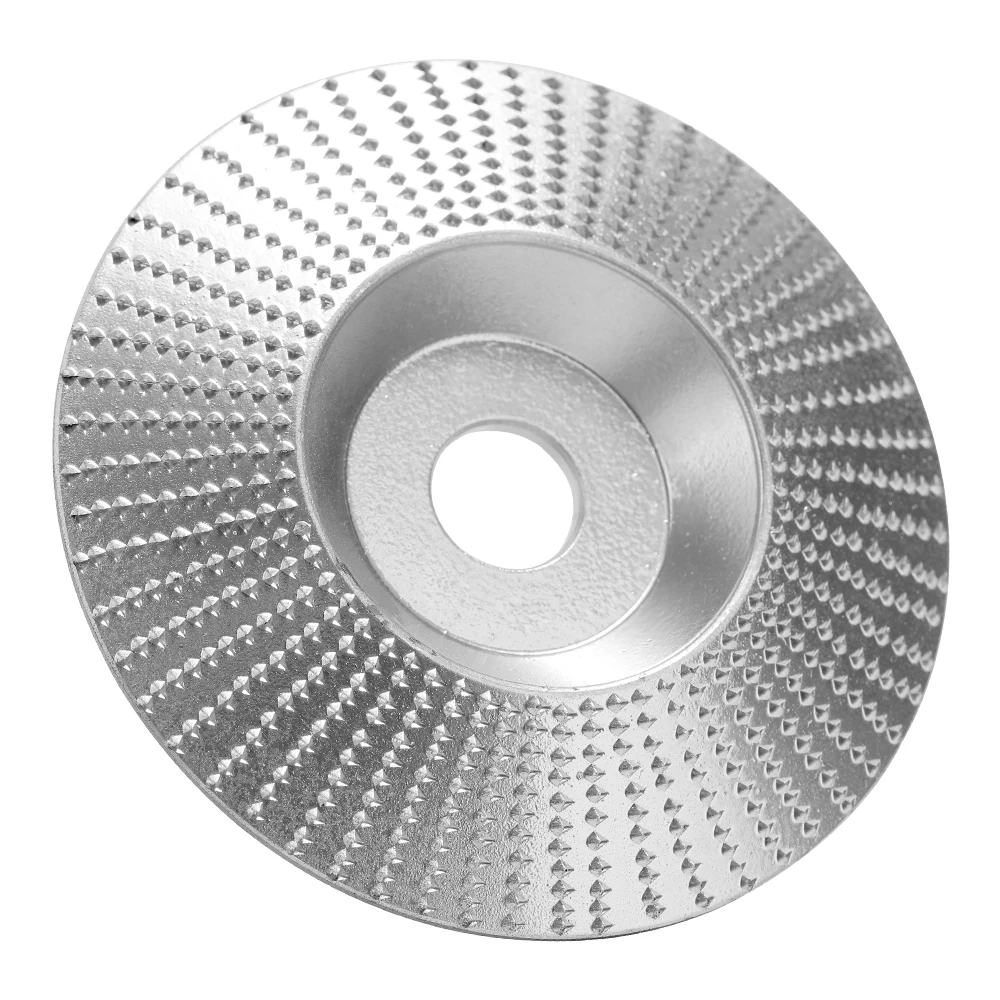 95mm Silver Деревянные угловые шлифовальные для шлифовального колеса резьба, вращающийся инструмент абразивный диск для угловая шлифовальная машина с высоким содержанием углерода Сталь формируя 5/8 дюймов диаметр - Наружный диаметр: 95mm Silver