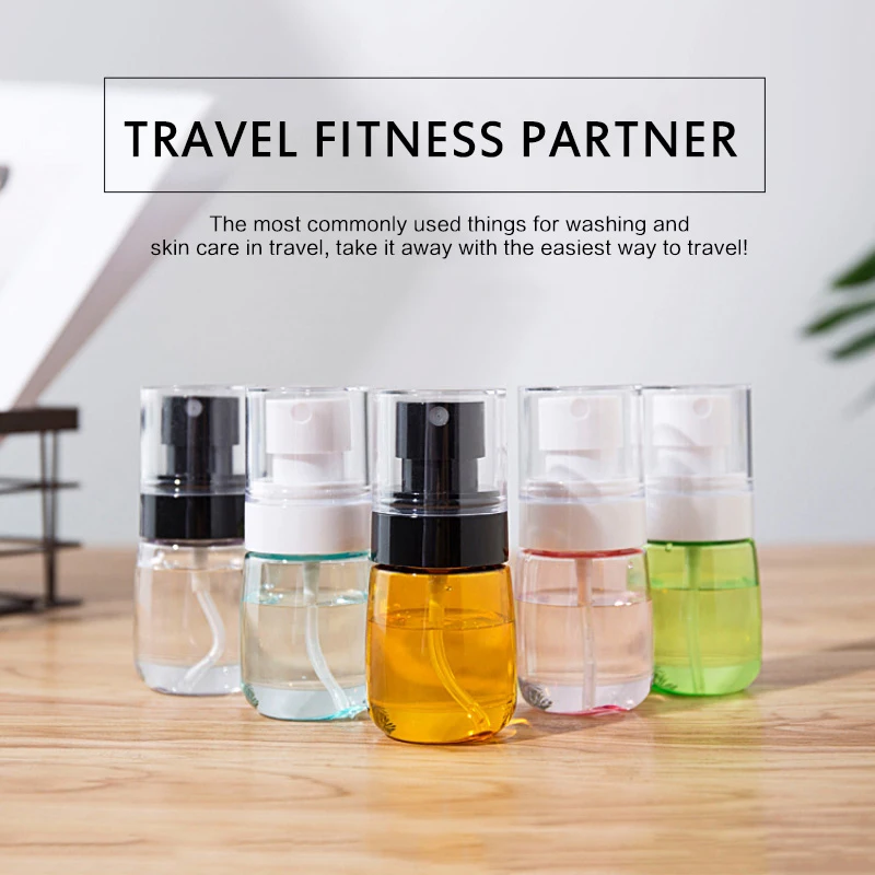 

30/60ML Portable Travel Transparent Plastic Spray Bottle Perfume Bottle Atomizer Refillable Empty Small Spray Bottle